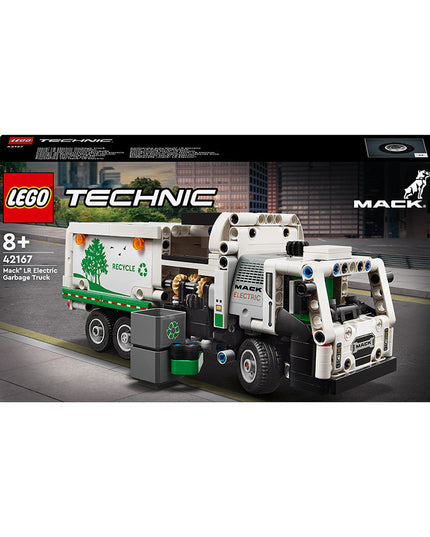 LEGO® Technic™ Mack LR Electric Garbage Truck Vehicle Toy 42167