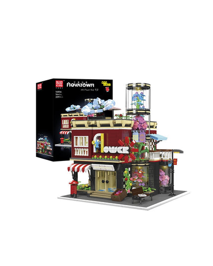Mould King 16056 NovaTown Flower Shop Building Set | 2,291 Pcs